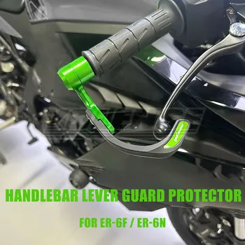 Motorrad 7/8" 22mm Lenkergriff-Schutz Brems- und Kupplungshebel-Schutz Passend für ER-6F ER-6N ER6F ER6N ER 6F