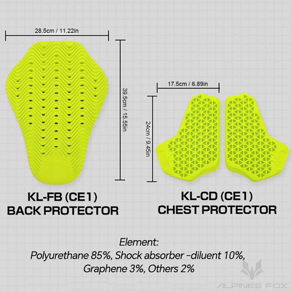 CE Motorrad Schutzausrüstung Einsatz Rückenschutz Motocross Jacke – Bild 4