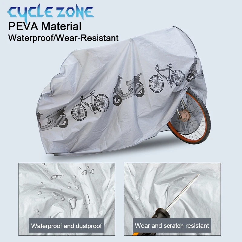 Fahrradabdeckung Motorrad Regenschutz Wasserdicht Staubdicht Anti-UV – Bild 2