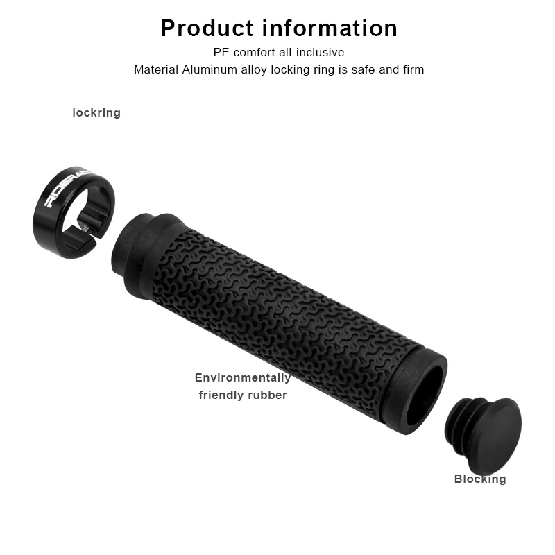 Fahrrad Griff Bar Griffe MTB Mountainbike Weiche einseitige Locking – Image 5