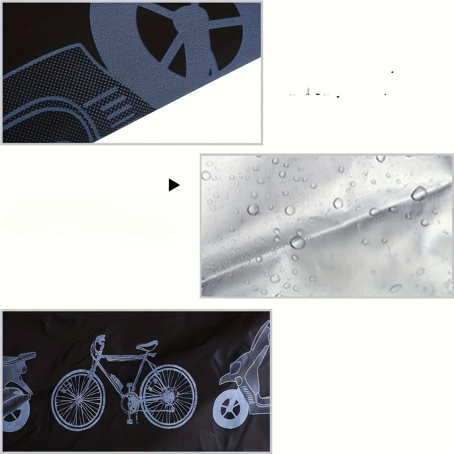 Fahrradabdeckung, wasserdichte, staubdichte Abdeckung für den Innen – Immagine 4