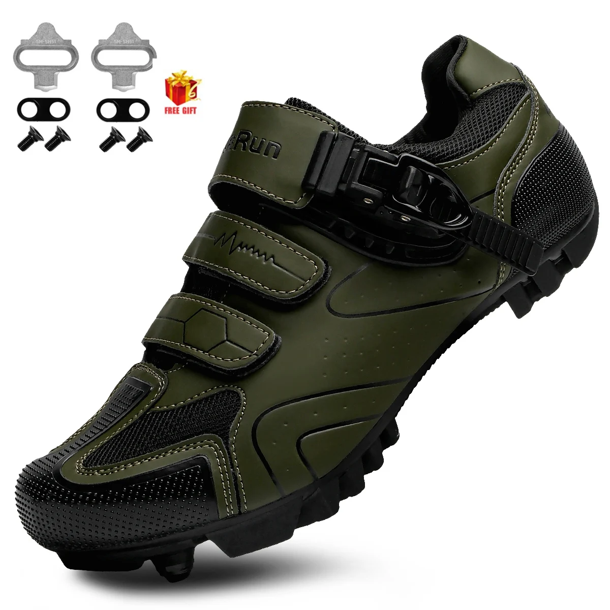 Fahrradschuhe MTB Herren Mountainbike-Schuhe Damen Rennrad-Sportschuhe – Image 5