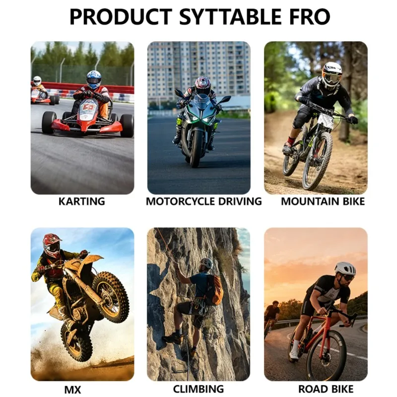 Vollständig schützende Fahrradhandschuhe, Unisex, für Motorrad, MTB – Immagine 3