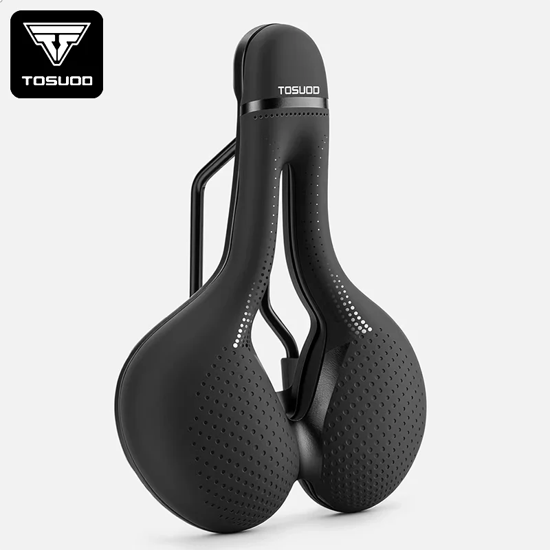 TOSUOD Hohl Atmungsaktive Fahrradsattel Männer Frauen MTB Rennrad Sattel Stoßdämpfende Bequeme Big Butt