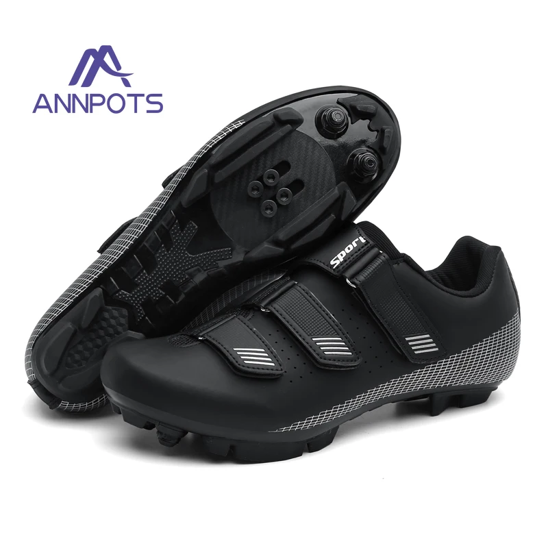 Männer Frauen Radfahren Schuhe MTB SPD Haken & Schleife Rennrad Schuhe Selbstsichernde Fahrrad Schuhe