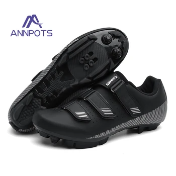 Männer Frauen Radfahren Schuhe MTB SPD Haken & Schleife Rennrad Schuhe Selbstsichernde Fahrrad Schuhe