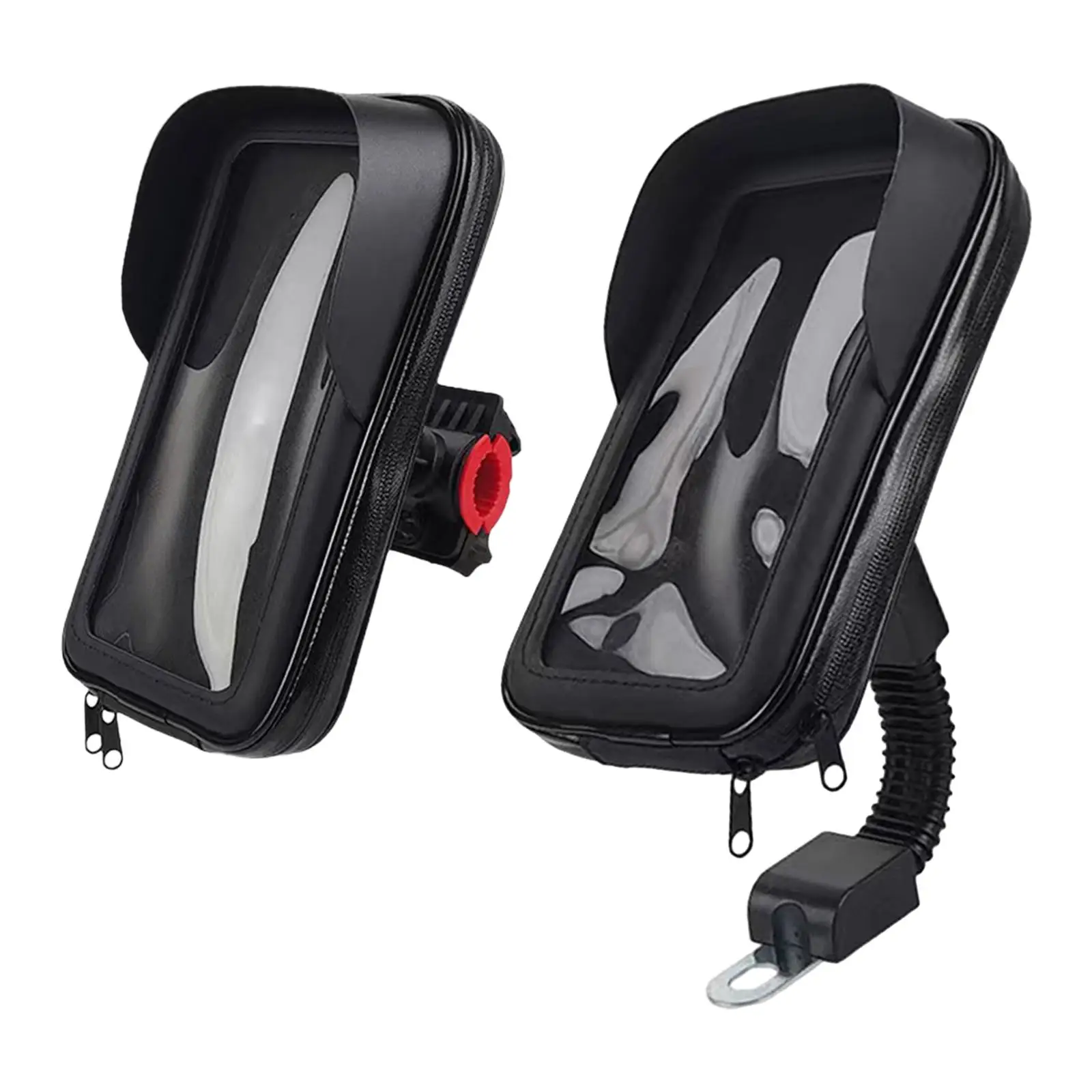 Motorrad-Telefonhalter, wasserdichte Tasche, Telefon-Montagehalterung, Reiten, Sonnenblende, Design, 360 Grad