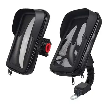 Motorrad-Telefonhalter, wasserdichte Tasche, Telefon-Montagehalterung, Reiten, Sonnenblende, Design, 360 Grad