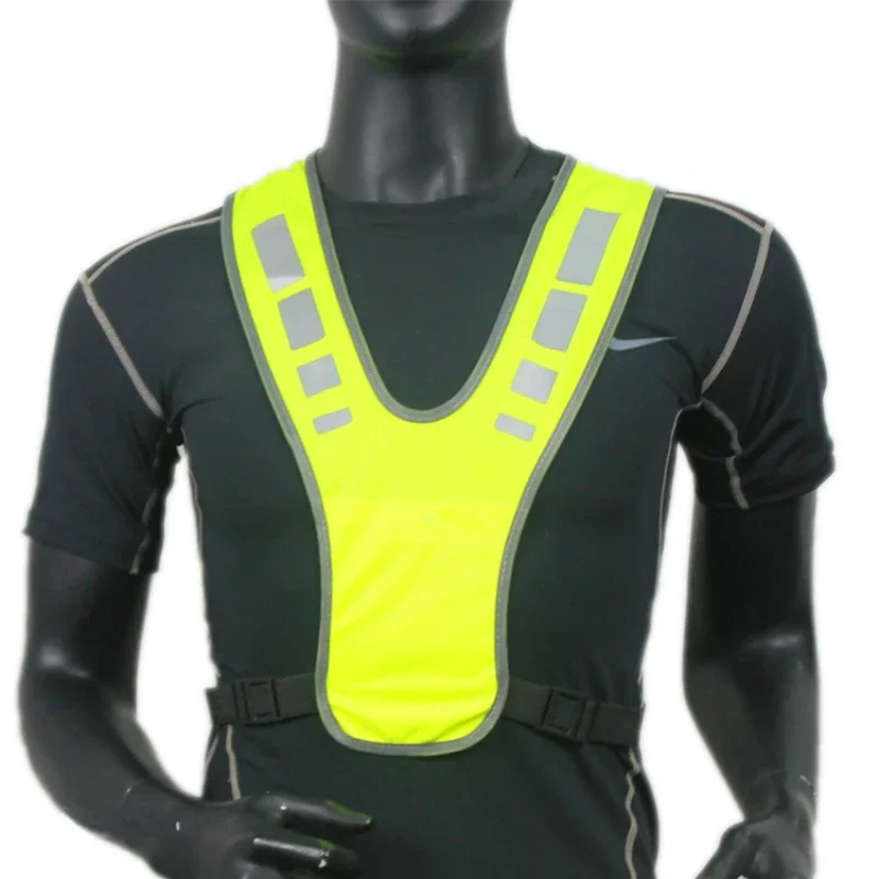 Reflektierende Fahrradweste, hohe Sichtbarkeit, sichere Jacke – Image 3