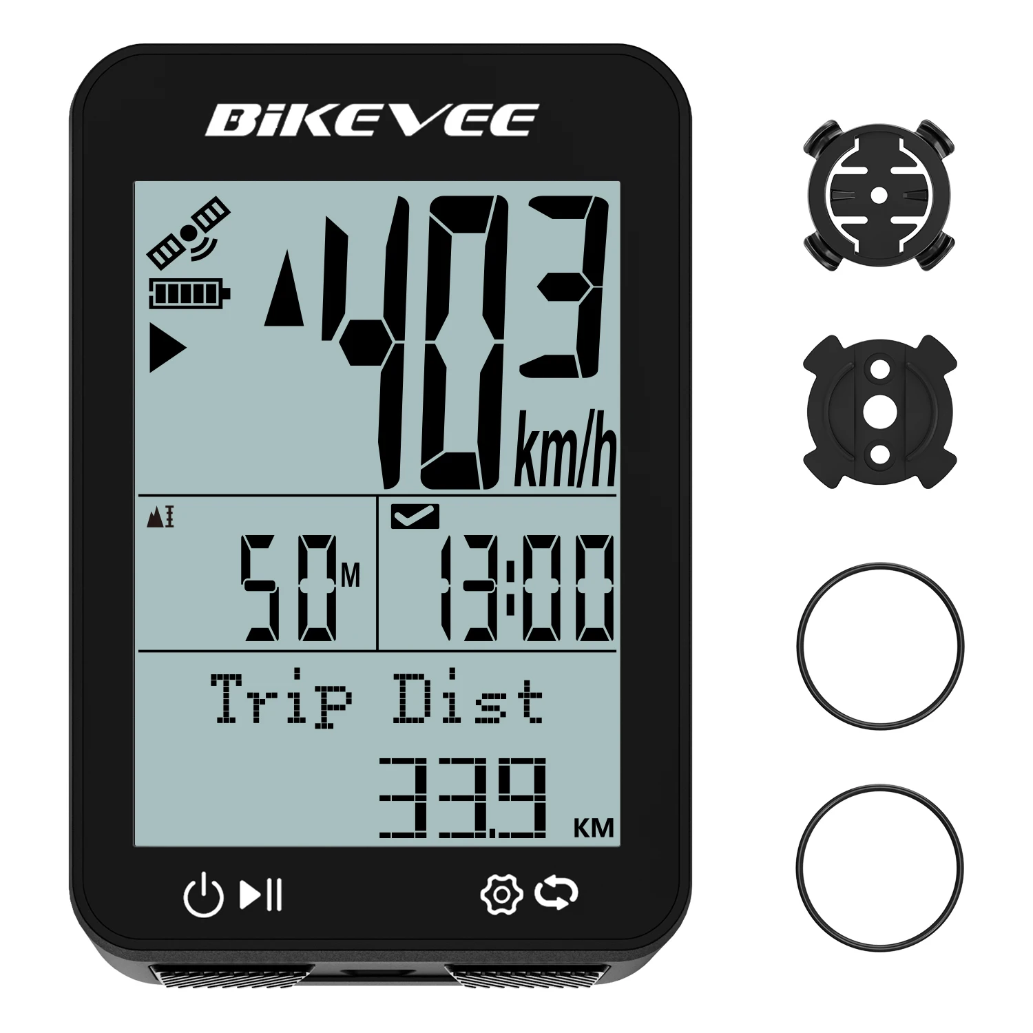 Fahrradcomputer Drahtloses Radfahren GPS-Tachometer Wasserdichtes Fahrrad Radfahren Digitale Stoppuhr