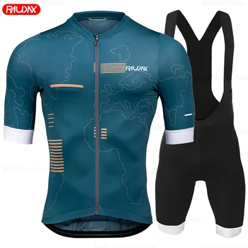 Bike Shirts Männer Sommer Kurzen Ärmeln Radfahren Jersey Set MTB Maillot Ropa Ciclismo Jugend Fahrrad Tragen