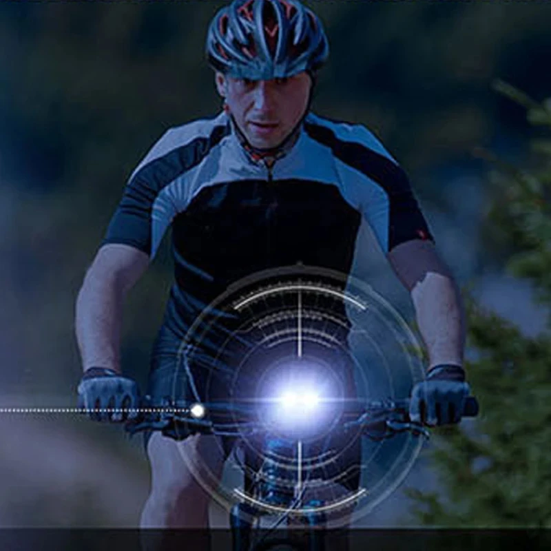 Fahrradlicht-Set, USB wiederaufladbar, für Mountainbike, Rennrad – Bild 6