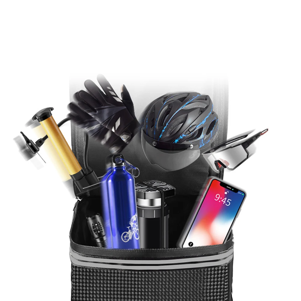 15L Fahrrad-Gepäckträgertasche mit reflektierenden Streifen – Image 5