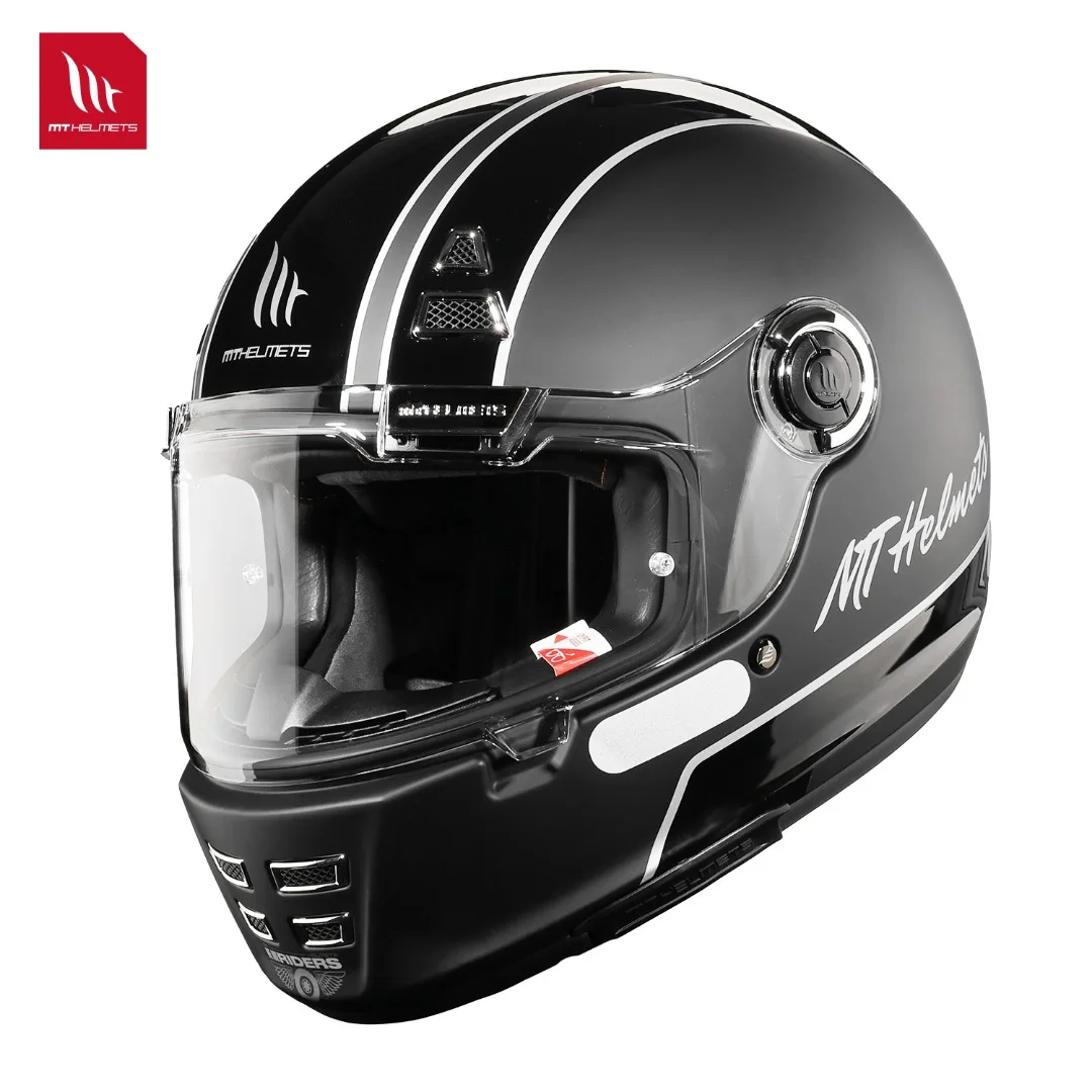 MT Jarama Retro Motorradhelm DOT ECE-Zertifizierung Full Face Racing Off Road Helm Cascos Para Motos Capacete