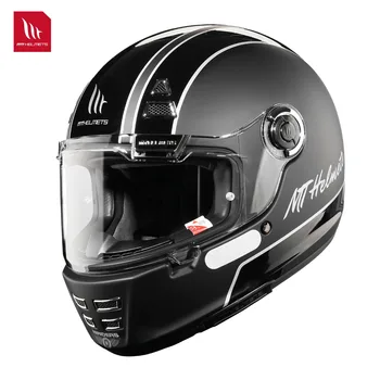 MT Jarama Retro Motorradhelm DOT ECE-Zertifizierung Full Face Racing Off Road Helm Cascos Para Motos Capacete