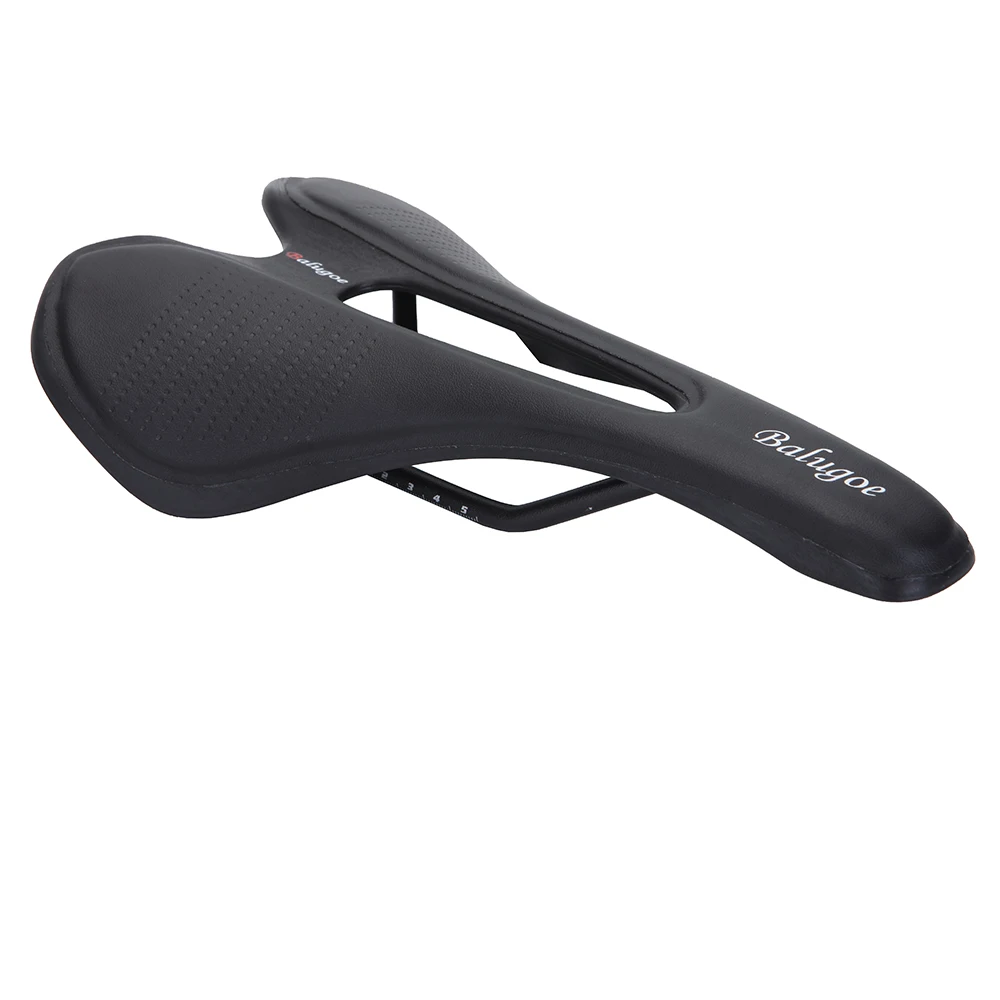 Fahrradsattel MTB Mountain Road Bike Sitz PU Leder Gel gefüllt – Immagine 6