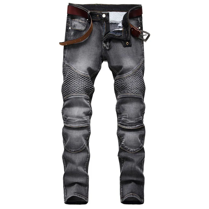 Motorrad Hosen Männer Moto Jeans Schutz Getriebe Reiten Touring – Image 5