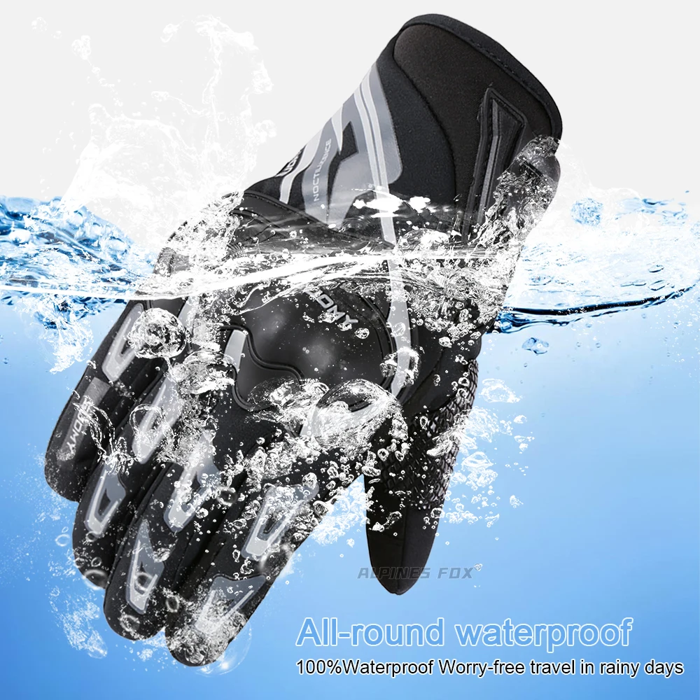 SUOMY Winter Motorrad Handschuhe Winddicht Wasserdicht Guantes Moto – Bild 6
