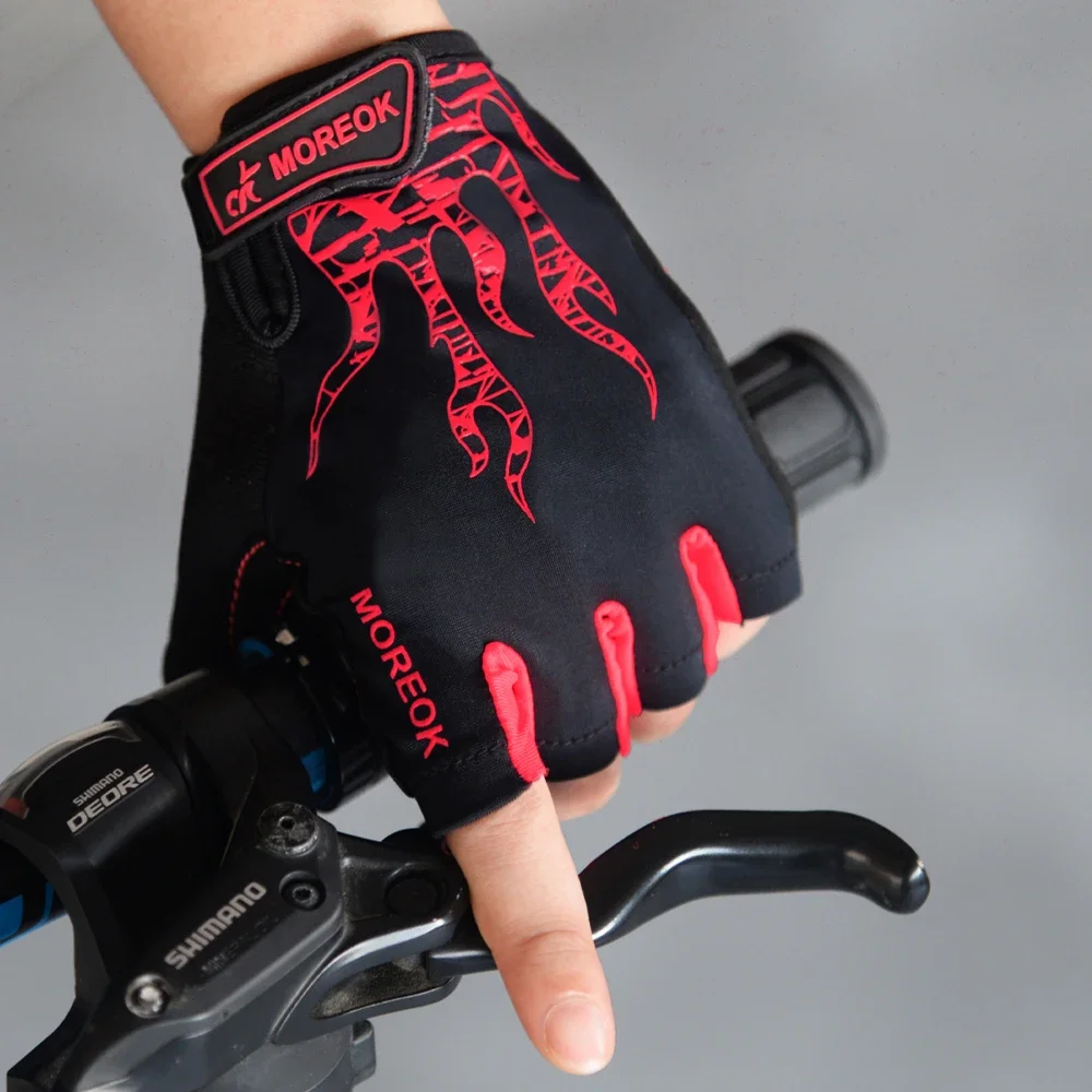 1 Paar Fahrradhandschuhe, Halbfingerhandschuhe für Rennrad, MTB – Immagine 6
