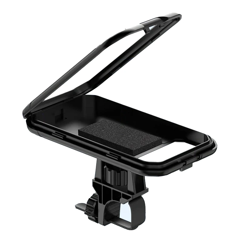 Diebstahlsicherer, wasserdichter Motorrad-Telefonhalter, Fahrrad-Telefonhalterung, Lenkervorbau, mobiler