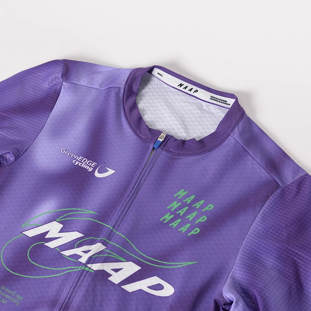 Herren Damen Radtrikot Kurzarm Leichtes Passform-Fahrradbekleidung – Image 3