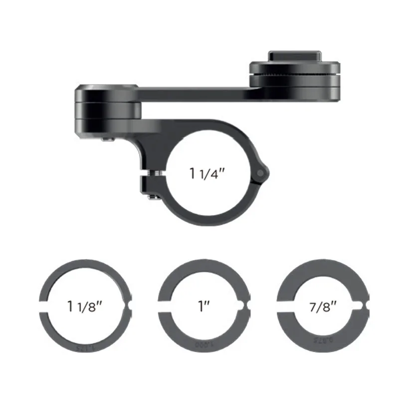 Moto Mount Motorrad-Lenker-Handyhalterung für Navigation & Touring mit Anti-Vibrations-Klemme