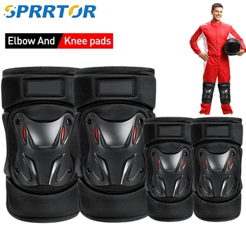 1 Paar schützende Motorrad-Knieschützer, Ellenbogenstütze, Motocross-Motorrad-Knieschützer, Racing Guards