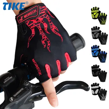 Fahrradhandschuhe Halbfinger gepolsterte Fahrradhandschuhe Radfahren Mountain Road Fahrrad Radfahren
