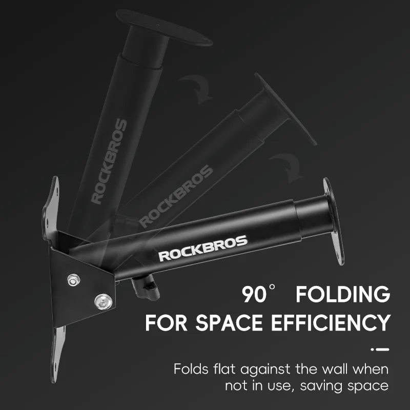 ROCKBROS Fahrradträger, Wandhalterung, Garage, Zuhause, verstellbarer – Image 4
