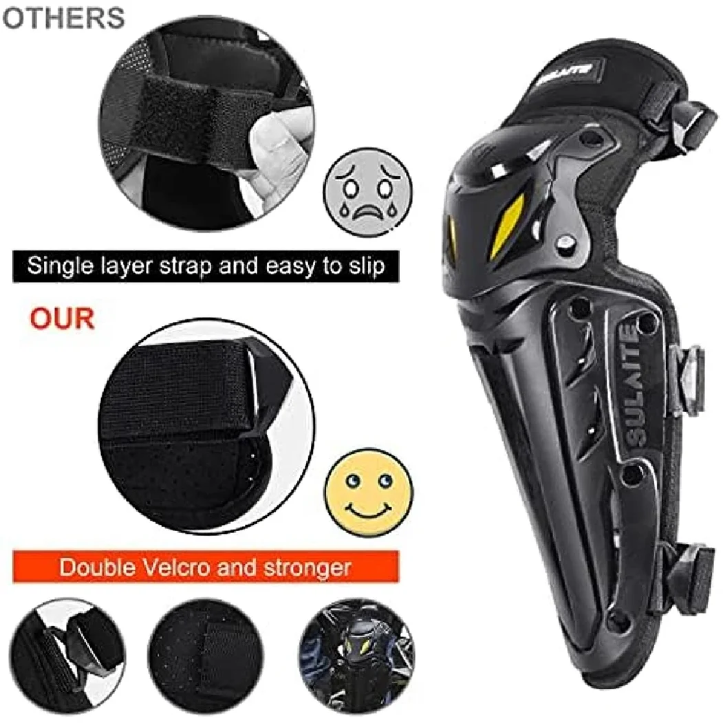 Motocross Knieschoner Moto-Schutz Motorrad Ellbogenschoner – Bild 6