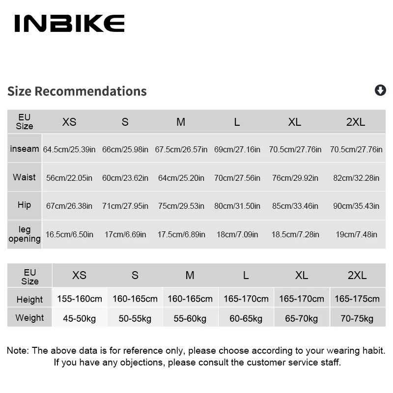 INBIKE Winter Damen Radsport-Trägerhose Fleece Warme Mountainbike-Hose – Image 6