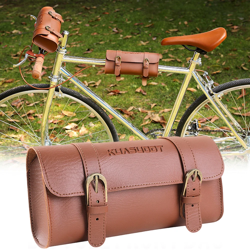 Motorrad-Satteltasche mit Großer Kapazität, Retro-Fahrrad-Hecktasche – Bild 4