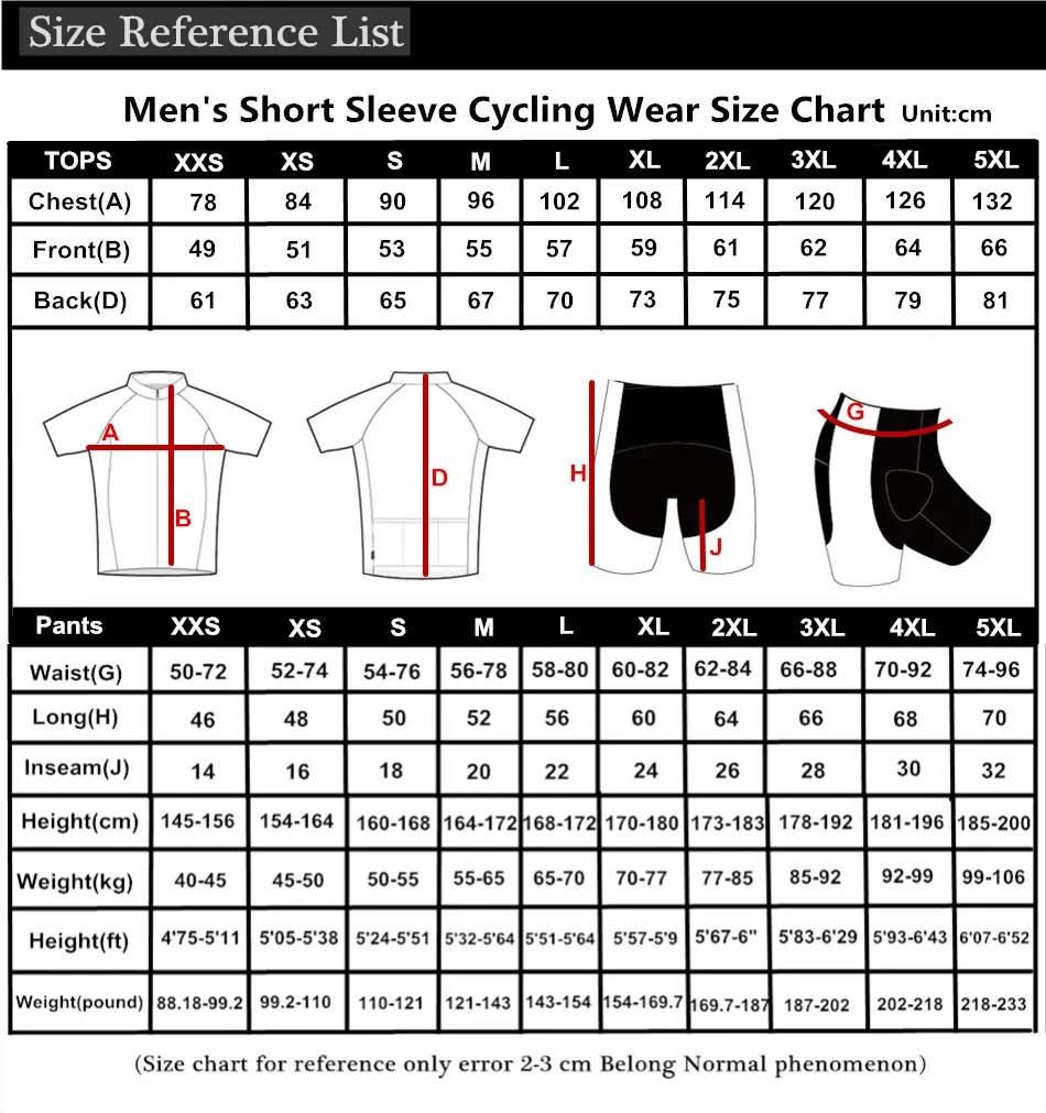 Bike Shirts Männer Sommer Kurzen Ärmeln Radfahren Jersey Set MTB – Image 6