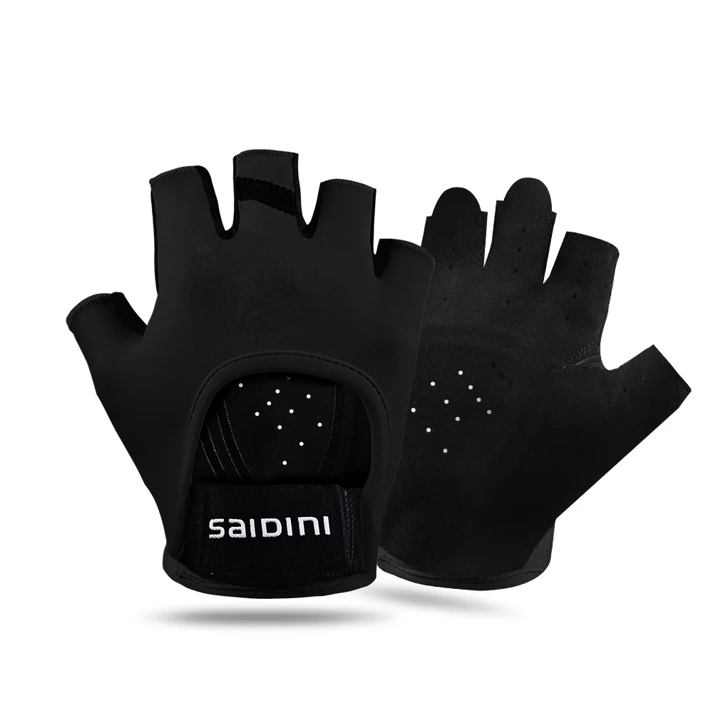 Halbfinger-Fahrradhandschuhe für Herren und Damen, Sport-Fahrradhandschuhe, atmungsaktive fingerlose