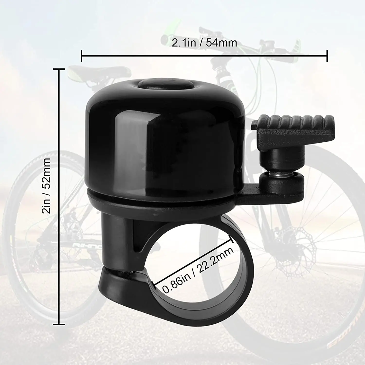 Fahrrad klingel legierung Mountain Road Bike Horn Sound Alarm für Sicherheit Fahrrad lenker Fahrrad Anruf