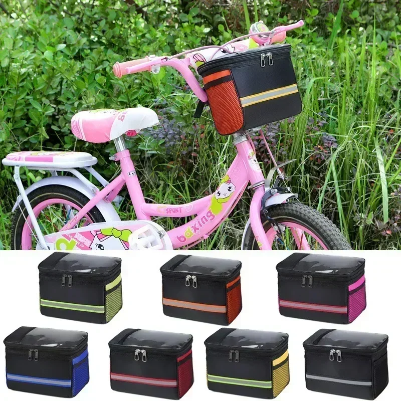 Fahrrad Taschen MTB Fahrrad Vorne Reflektierende Streifen Lenker Tasche Multifunktions Tragbare Fahrrad Rahmen