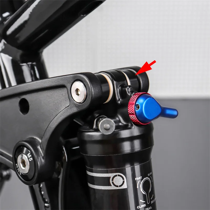MUQZI MTB-Hinterradstoßdämpferbuchse, Fahrrad-Hinterradaufhängung – Immagine 3