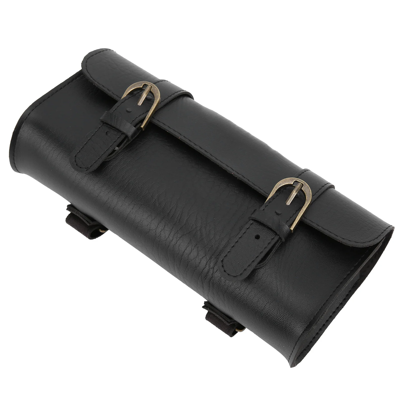 Vintage Fahrradtasche Modische PU-Leder Fahrradsatteltasche für Fahrrad Vorderradgabel Lenker Reitstock