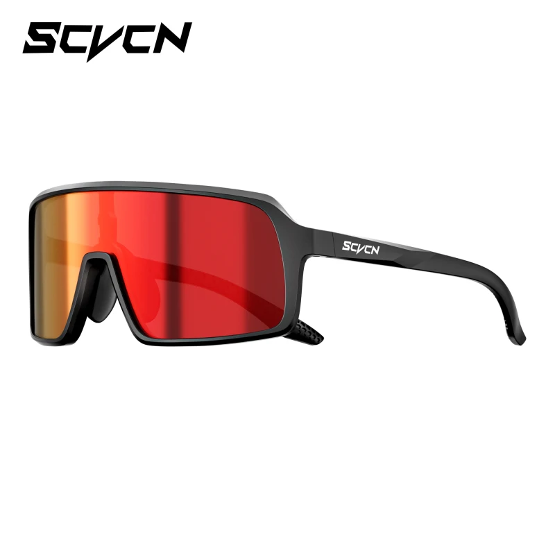 SCVCN Polarisierte Radfahren Sonnenbrille Mtb Sport UV400 Photochormische Brille Fahrrad Brille Männer Frauen