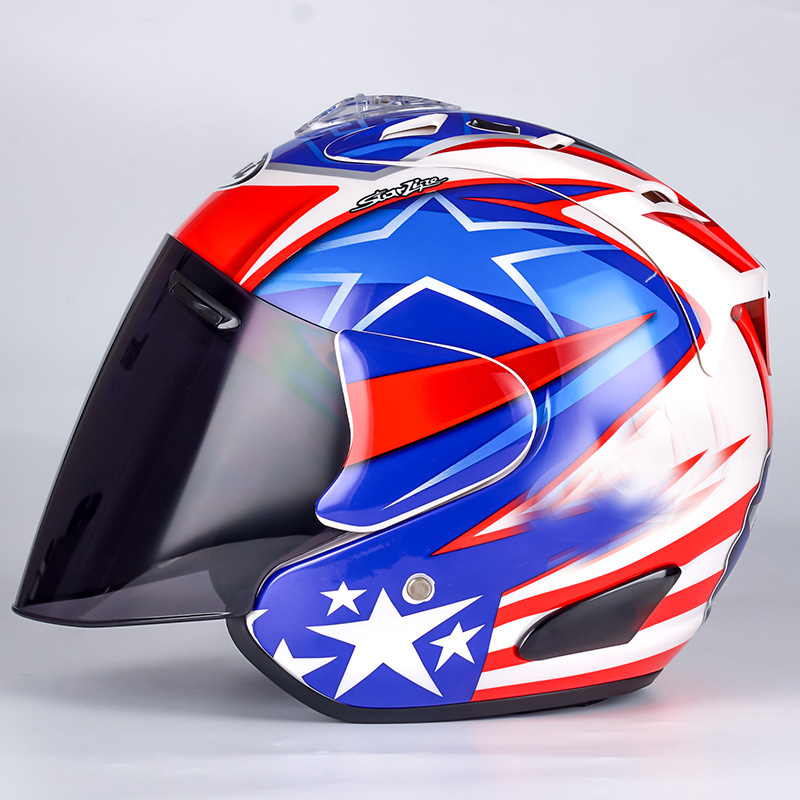 Damen und Herren Schutz Racing Sommerhelm Casque Casco – Bild 5