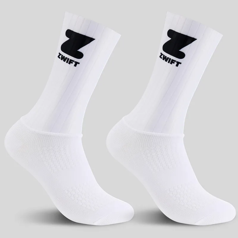 Rutschfeste Nahtlose Radsocken, Integralgeformte High-Tech-Fahrradsocken, Kompressionssocken
