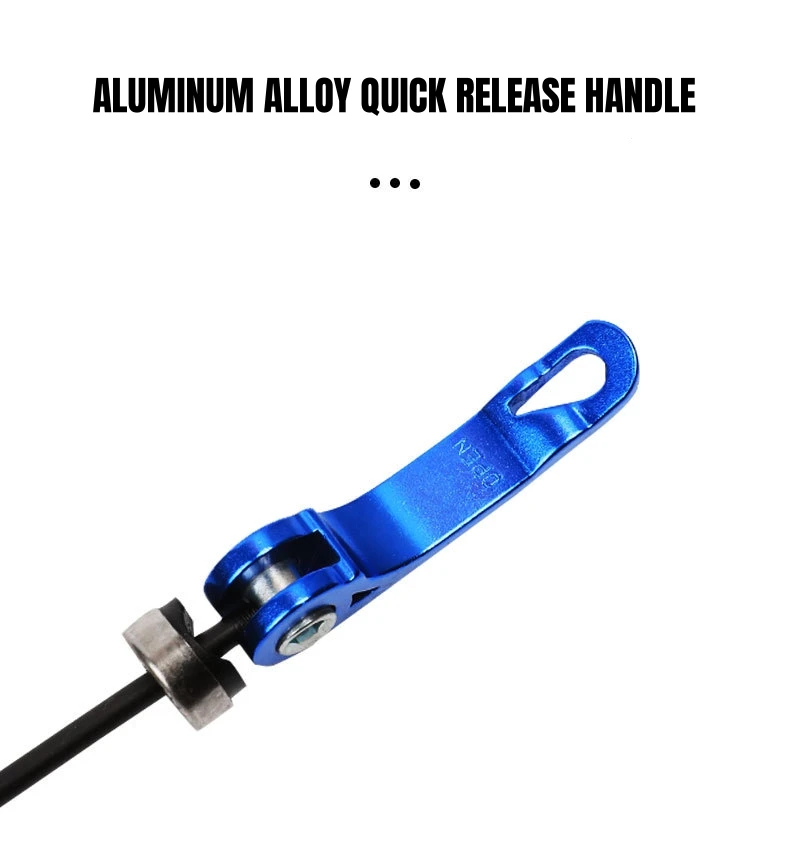 MTB Hinten & Vorne Quick Release Achse Fahrrad Radnabe 4,5mm – Image 3