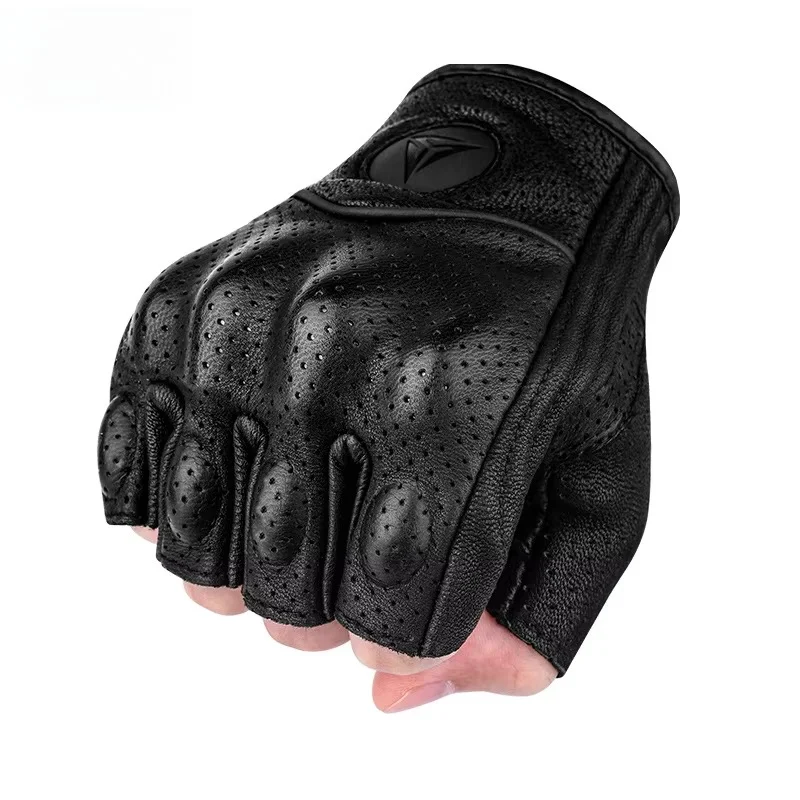 Motorrad-Fingerlose Handschuhe Winter Sommer Motocross – Bild 4