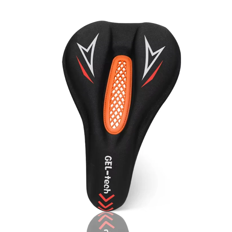 Fahrrad Soft GEL Sitzbezug Silikon Lycra Leder Kissen Gepolstert Sport – Image 4