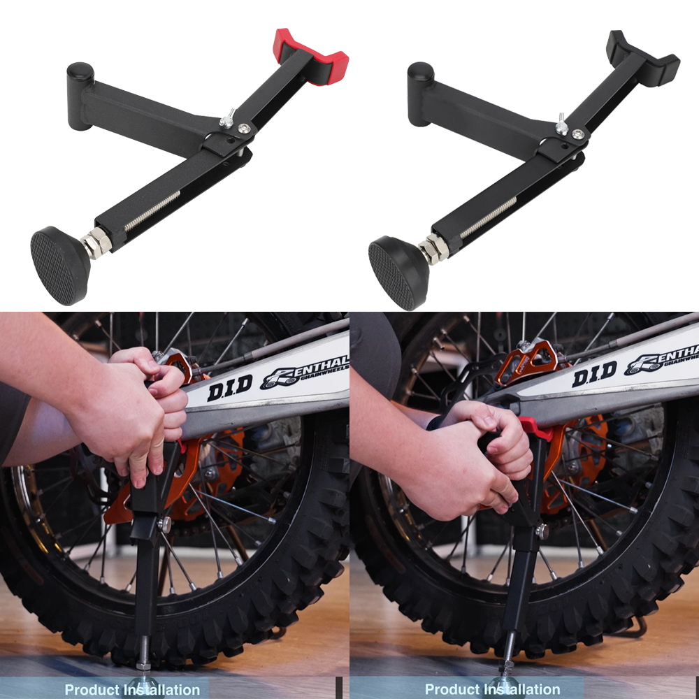 Motorrad-Montageständer, tragbarer Einzelständer für Vorder – Image 3