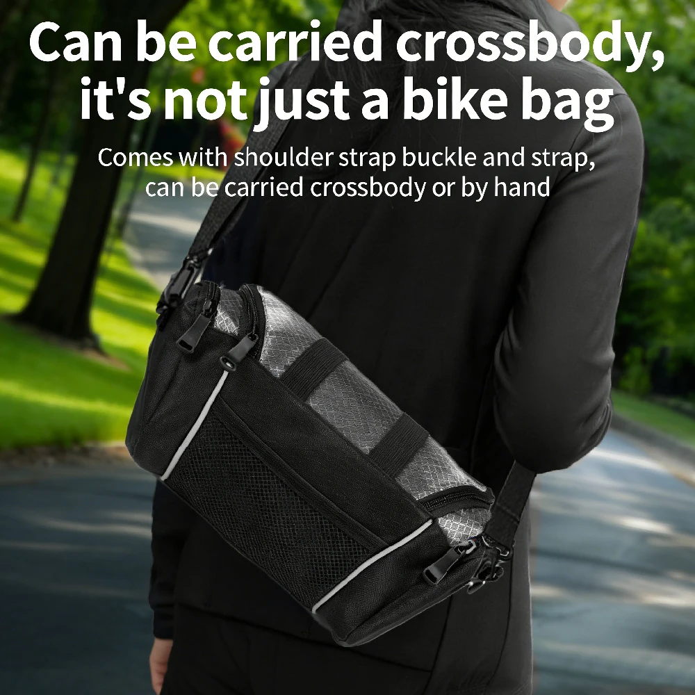 Kleine Fahrrad-Lenkertasche Praktische Vordere Fahrradtasche – Bild 4