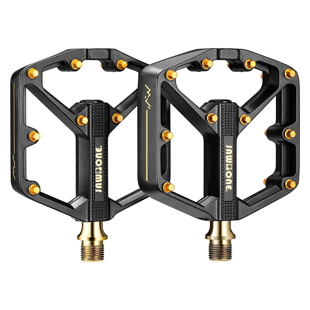 Jawbone 2023 MTB-Pedale, flache Fahrradpedale, ultraleichtes Aluminium, 9/16 Zoll abgedichtete Lagerplattform