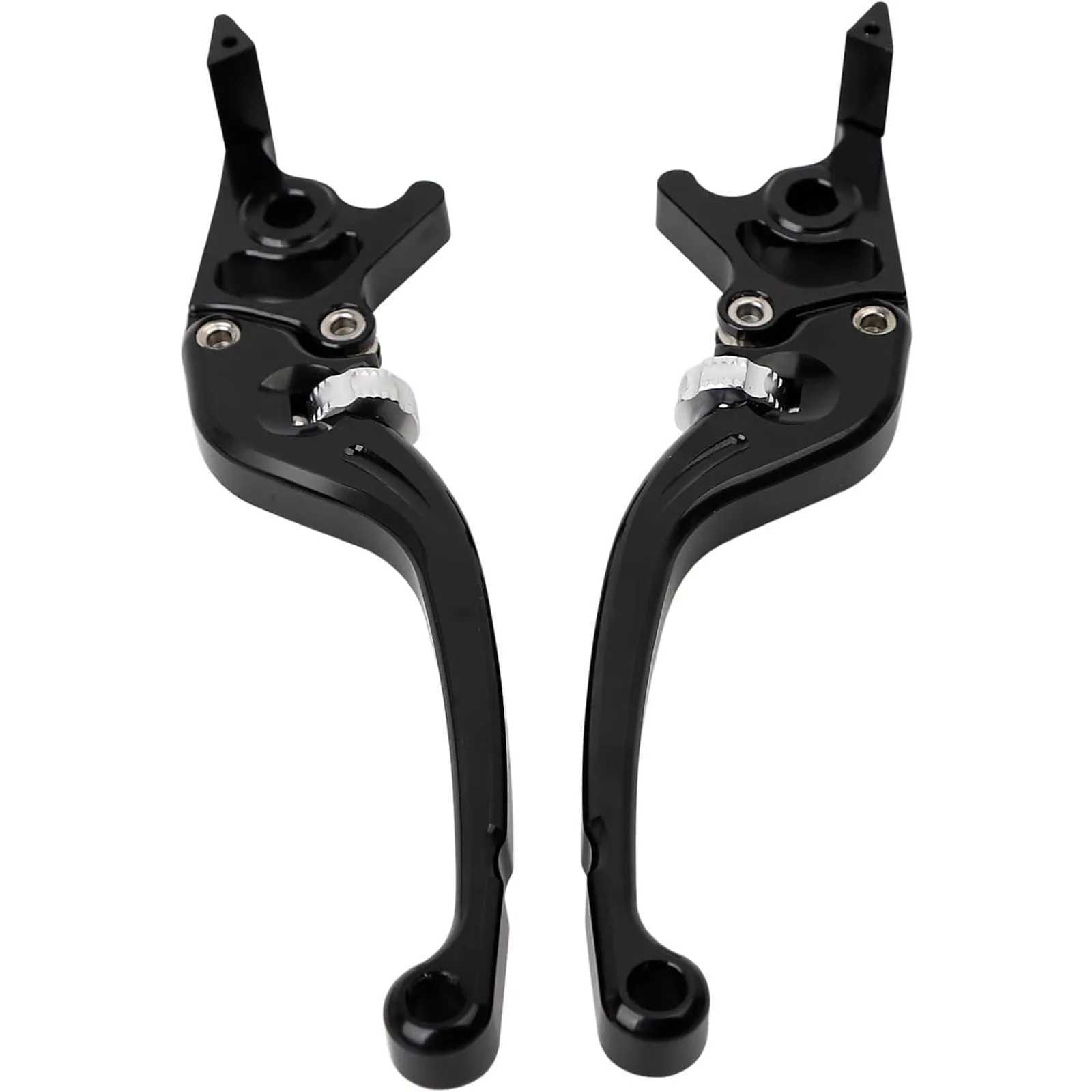 Motorrad 22 mm 7/8 CNC-Bremshebelgriff, verstellbarer Scheibenbremshebel vorne und hinten, passend für die