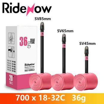 RideNow Ultraleichter Fahrradschlauch Schwarzes Ventil 700c Rennrad TPU-Schlauch Französisches Ventil