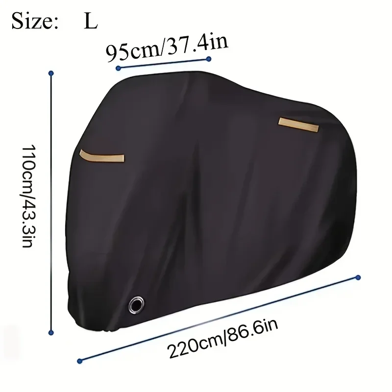 Motorradabdeckung, Regenschutz, wasserdicht, staubdicht, UV-Schutz, Innen- und Außenbereich, Motorrad